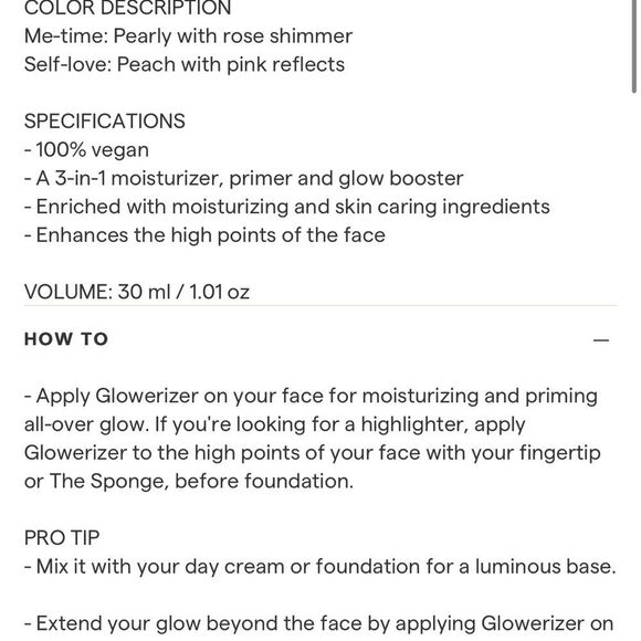 π»βLH Cosmetics Glowerizer Me-time New Full Size - Picture 9 of 9